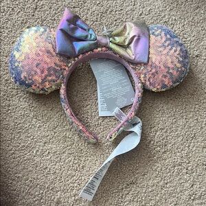 Disney Iridescent Sequin Minnie Mouse Ears